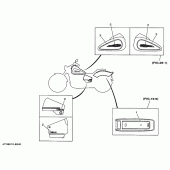 Схема вузла: Графіка та Емблема (4TR6) Yamaha XVS400 Drag Star