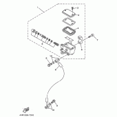 Схема узла: Передний тормозной цилиндр Yamaha XVS650 Drag Star