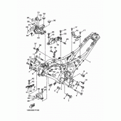 Схема узла: Рама Yamaha MT07/ MTT690 MT-07