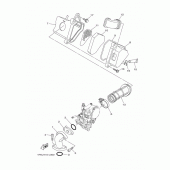 Схема вузла: Впускна система Yamaha TTR50 TT-R50