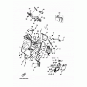 Схема узла: Облицовочные элементы Yamaha YP400