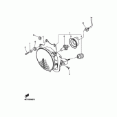 Схема узла: Фара Yamaha XVZ1300 Royal Star Venture