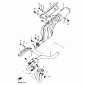 Схема узла: Выхлопная система Yamaha XTZ660 Tenere