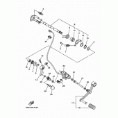 Схема вузла: Вал перемикання Yamaha MT09/MTN850 MT-09