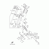 Схема вузла: Front та rear suspension Yamaha XT125