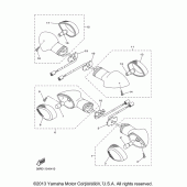 Схема узла: Поворотники Yamaha FZ6 FZ6R