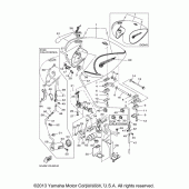 Схема вузла: Паливний бак Yamaha XV1600 Road Star Silverado