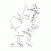 Схема узла: Рулевой механизм Yamaha TTR125 TT-R125