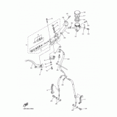 Схема вузла: Передній гальмівний циліндр Yamaha YZF-R1 R1