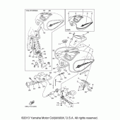 Схема узла: Топливный бак Yamaha XVS650 V-Star Classic