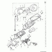 Схема узла: Панель приборов Yamaha VMX12 V-MAX