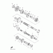 Схема вузла: Трансмісія Yamaha VMX17 V-MAX