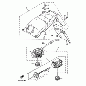 Схема вузла: Опція (КАРБЮРАТОР, КРИЛО) Yamaha TDM850