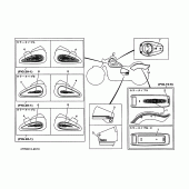 Схема вузла: Графіка та Емблема (4TR8) Yamaha XVS400 Drag Star