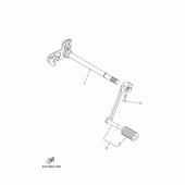 Схема вузла: Вал перемикання Yamaha XT660 XT660X