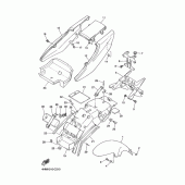 Схема вузла: Крило Yamaha XJR400