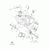 Схема узла: Топливный бак Yamaha YZ250 YZ250