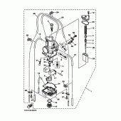 Схема узла: Карбюратор Yamaha YZ125