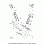 Схема узла: Распредвал и Цепь ГРМ Yamaha XV1600 Road Star