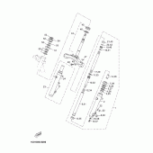 Схема узла: Рулевой механизм Yamaha YP250 X-MAX