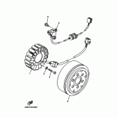 Схема узла: Генератор Yamaha XV1600 Wild Star