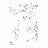 Схема узла: Топливный бак Yamaha XVS1300 Midnight Star