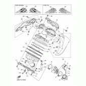 Схема узла: Впускная система Yamaha YZ450F YZ450F