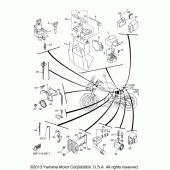 Схема вузла: Електроустаткування (2) Yamaha FZ6 FZ6R