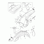 Схема узла: Крыло Yamaha WR450F