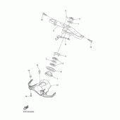 Схема вузла: Рульовий механізм Yamaha YZF-R6/YZF600 R6