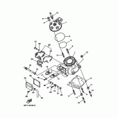 Схема узла: Головка цилиндра Yamaha YZ125