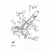 Схема узла: Рама Yamaha MT125 MT-125 (ABS)