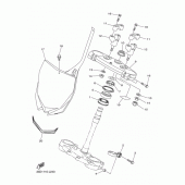 Схема узла: Рулевой механизм Yamaha YZ450F YZ450F