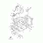 Схема узла: Рама Yamaha XVS650 Drag Star