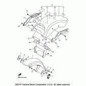 Схема вузла: Крило Yamaha XVS1300 Stryker Bullet Cowl Cruiser