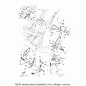 Схема вузла: Підніжки та Підставка Yamaha YZF-R3