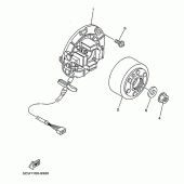 Схема узла: Генератор Yamaha YZ250 YZ250