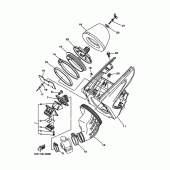 Схема узла: Впускная система Yamaha YZ125