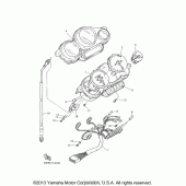 Схема вузла: Панель приладів Yamaha YZF600R Thundercat