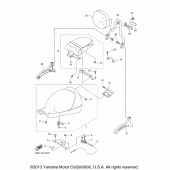 Схема вузла: Сидіння Yamaha XVS1300 V-Star Tourer
