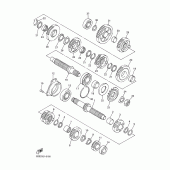 Схема узла: Трансмиссия Yamaha YZF-R6/ YZF600 R6