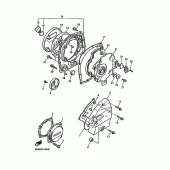 Схема узла: Крышки картера 1 Yamaha XJR1300