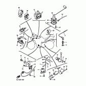 Схема узла: Электрооборудование 2 Yamaha FZS1000 FAZER