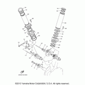 Схема узла: Распредвал и Цепь ГРМ Yamaha XV1600 Road Star Silverado