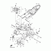 Схема вузла: Рама Yamaha YZF-R6/YZF600 R6 RaceBase
