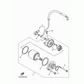 Схема вузла: Електричний стартер Yamaha MT07/ MTT690 MT-07