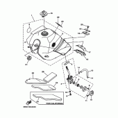 Схема вузла: Паливний бак Yamaha XT225 XT225
