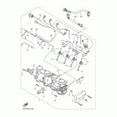 Схема вузла: Впускна система 2 Yamaha YZF-R6/YZF600 R6