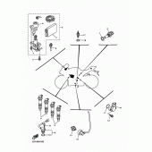 Схема вузла: Електроустаткування 1 Yamaha YZF-R1 R1M