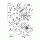 Схема узла: Облицовочные элементы Yamaha XTZ1200 Super Tenere